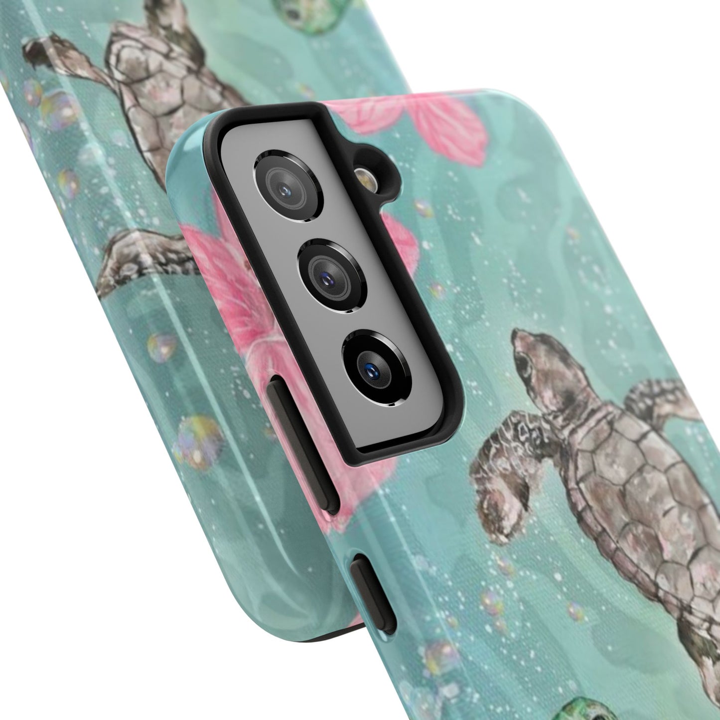 Tropical Turtle Phone Cases – Vibrant Sea Life Design, Perfect for Nature Lovers, Gift for Birthdays, Ocean Enthusiasts, Eco-Friendly