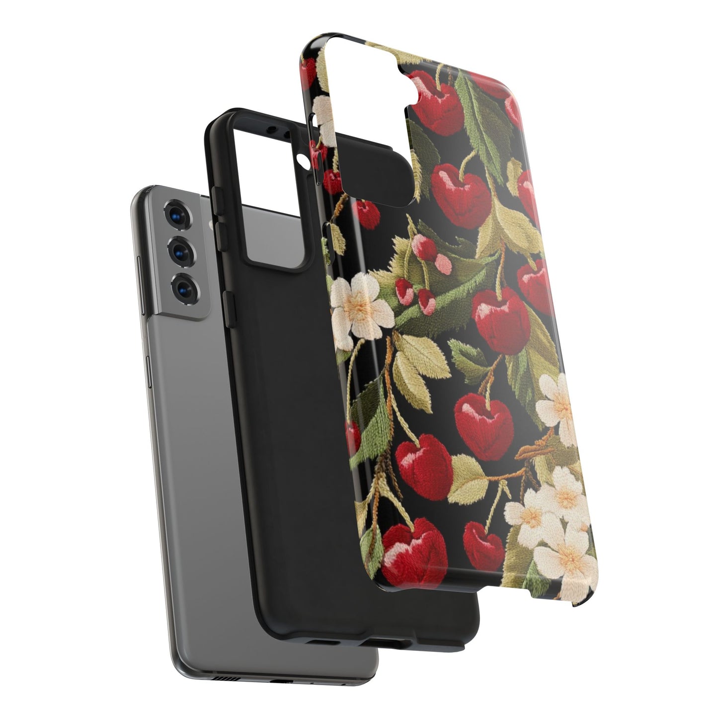Charming Cherry Blossom Phone Case - Tough Phone Cases, Floral Accessories, Gift for Her, Durable Protection, Spring Vibes, Cute Design