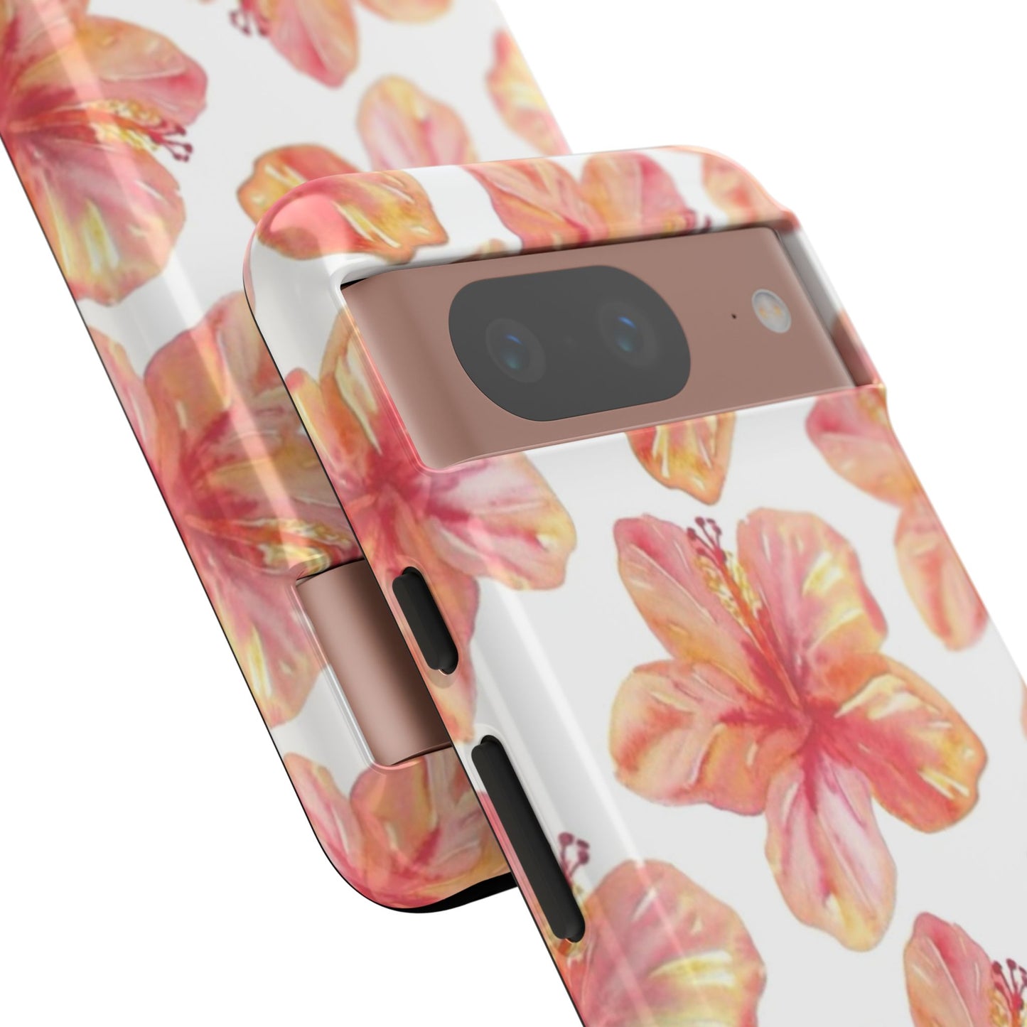 Tough Cases - Floral Phone Case, Tropical Hibiscus Design, Summer Accessory, Phone Protection, Gift for Her