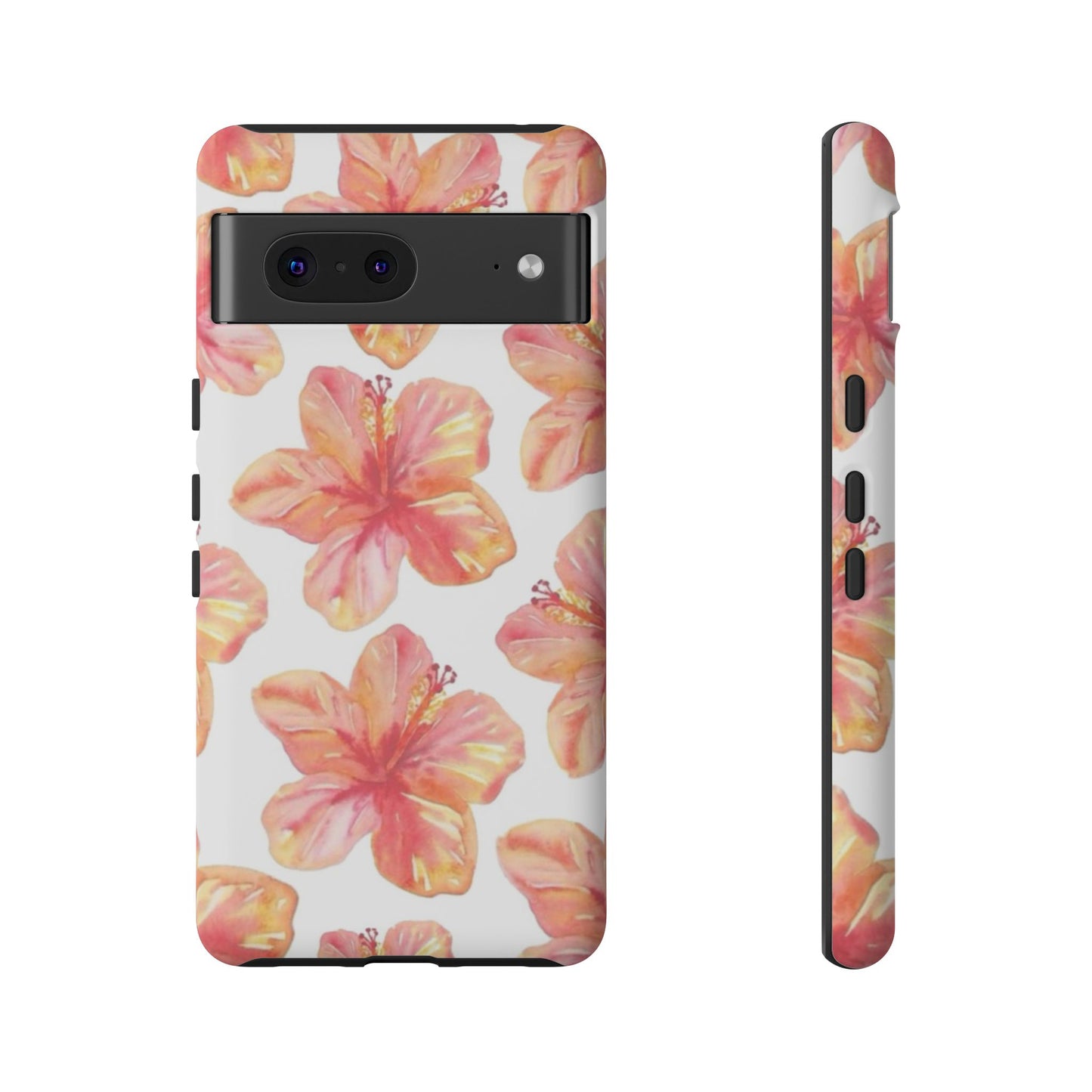 Tough Cases - Floral Phone Case, Tropical Hibiscus Design, Summer Accessory, Phone Protection, Gift for Her