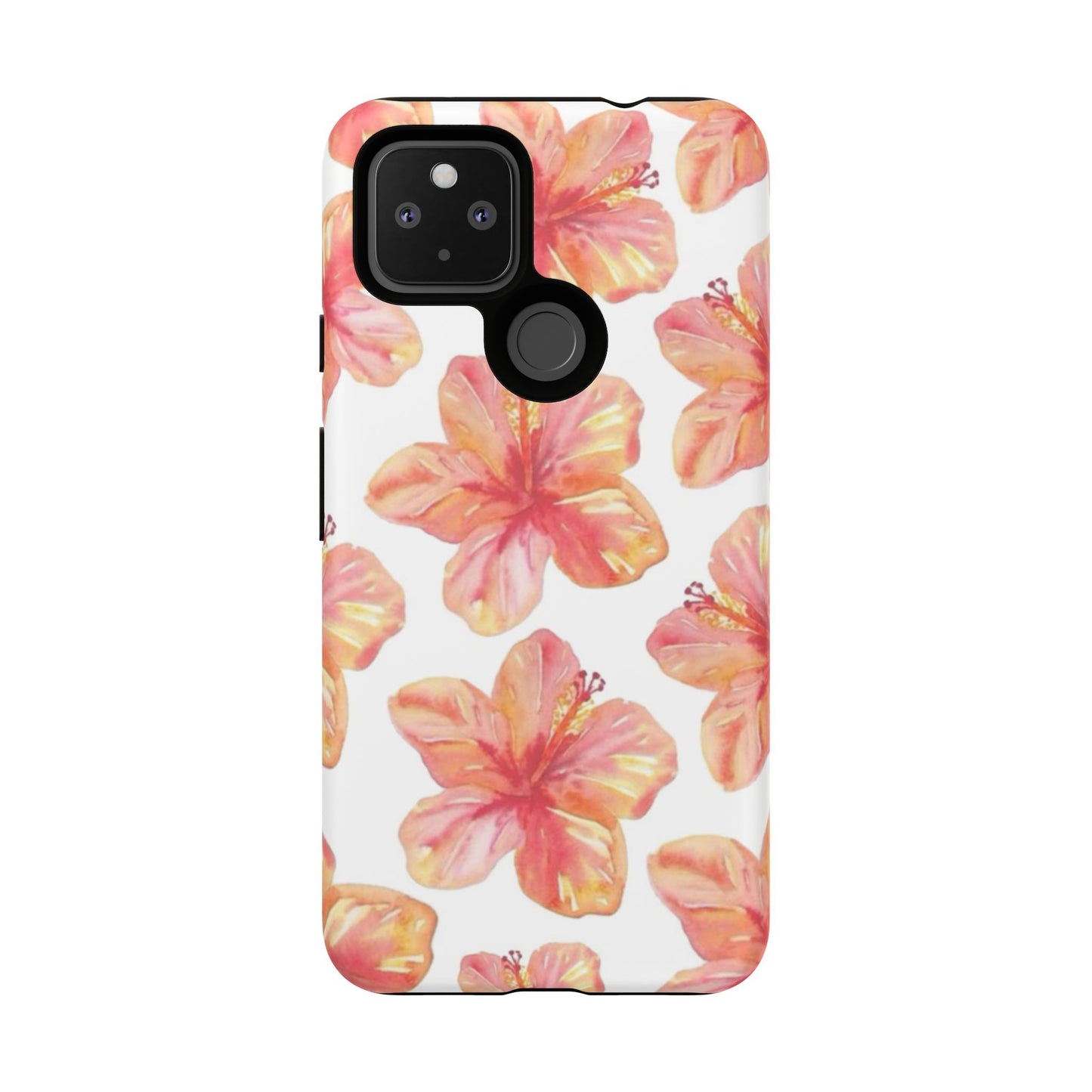Tough Cases - Floral Phone Case, Tropical Hibiscus Design, Summer Accessory, Phone Protection, Gift for Her