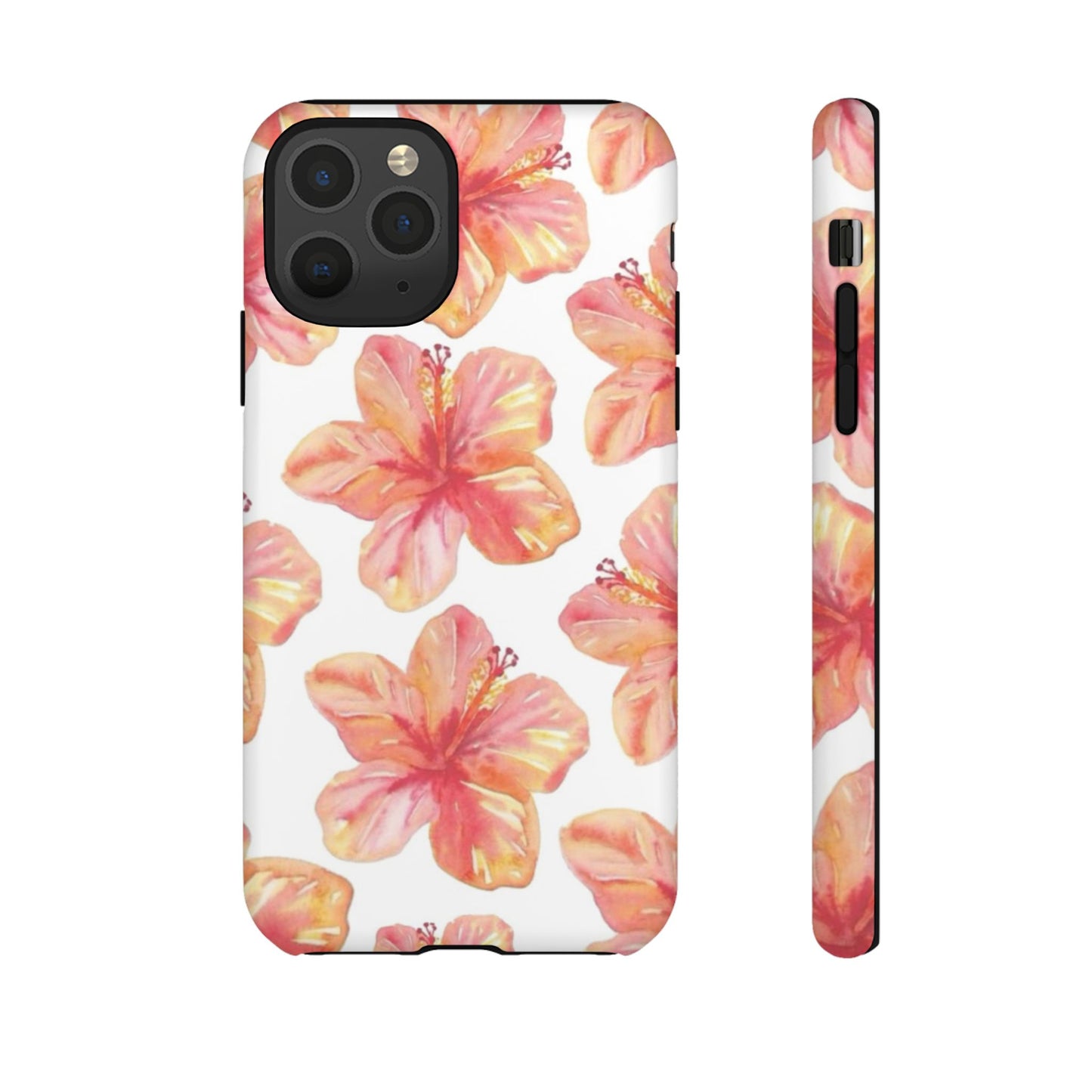 Tough Cases - Floral Phone Case, Tropical Hibiscus Design, Summer Accessory, Phone Protection, Gift for Her