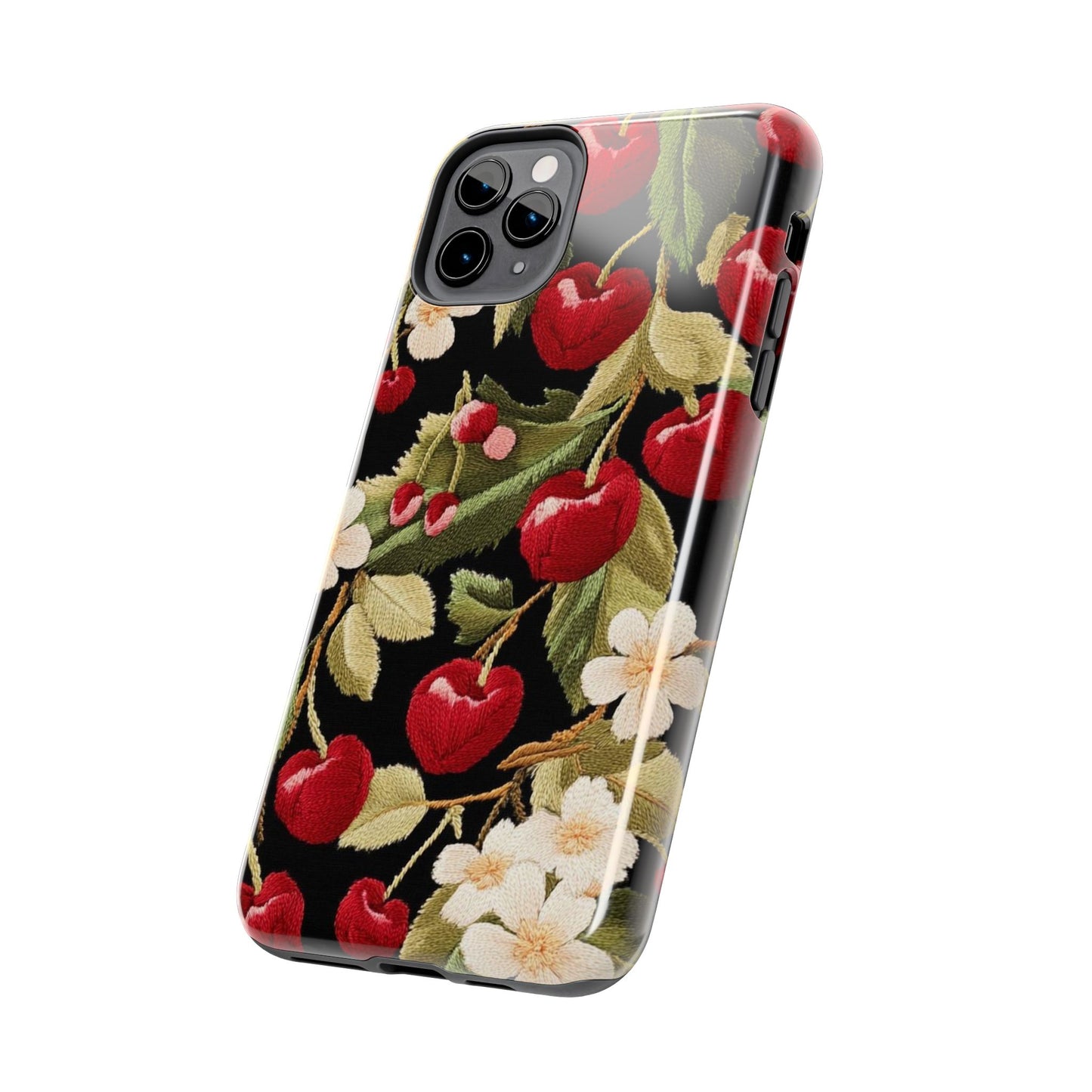 Charming Cherry Blossom Phone Case - Tough Phone Cases, Floral Accessories, Gift for Her, Durable Protection, Spring Vibes, Cute Design