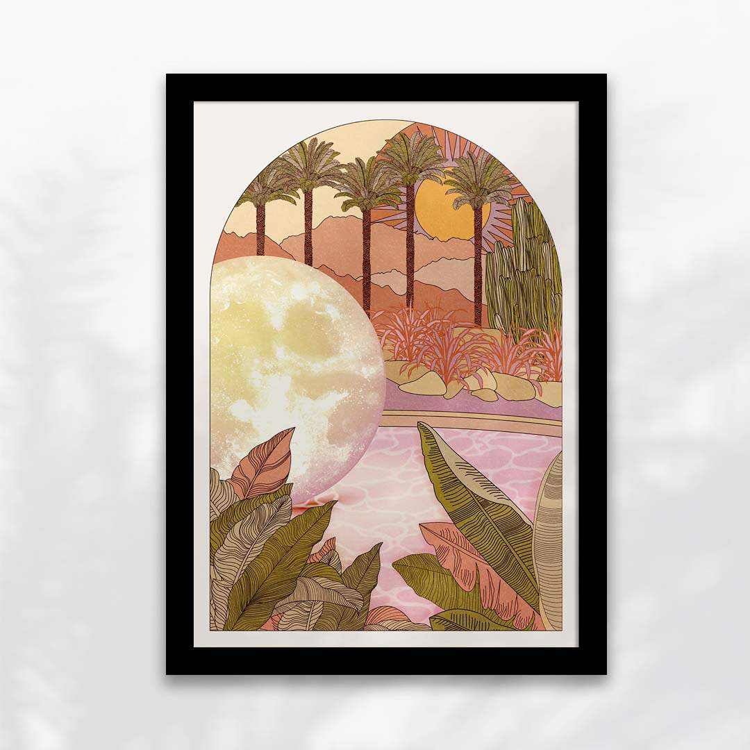 Summer Moon Art Print
