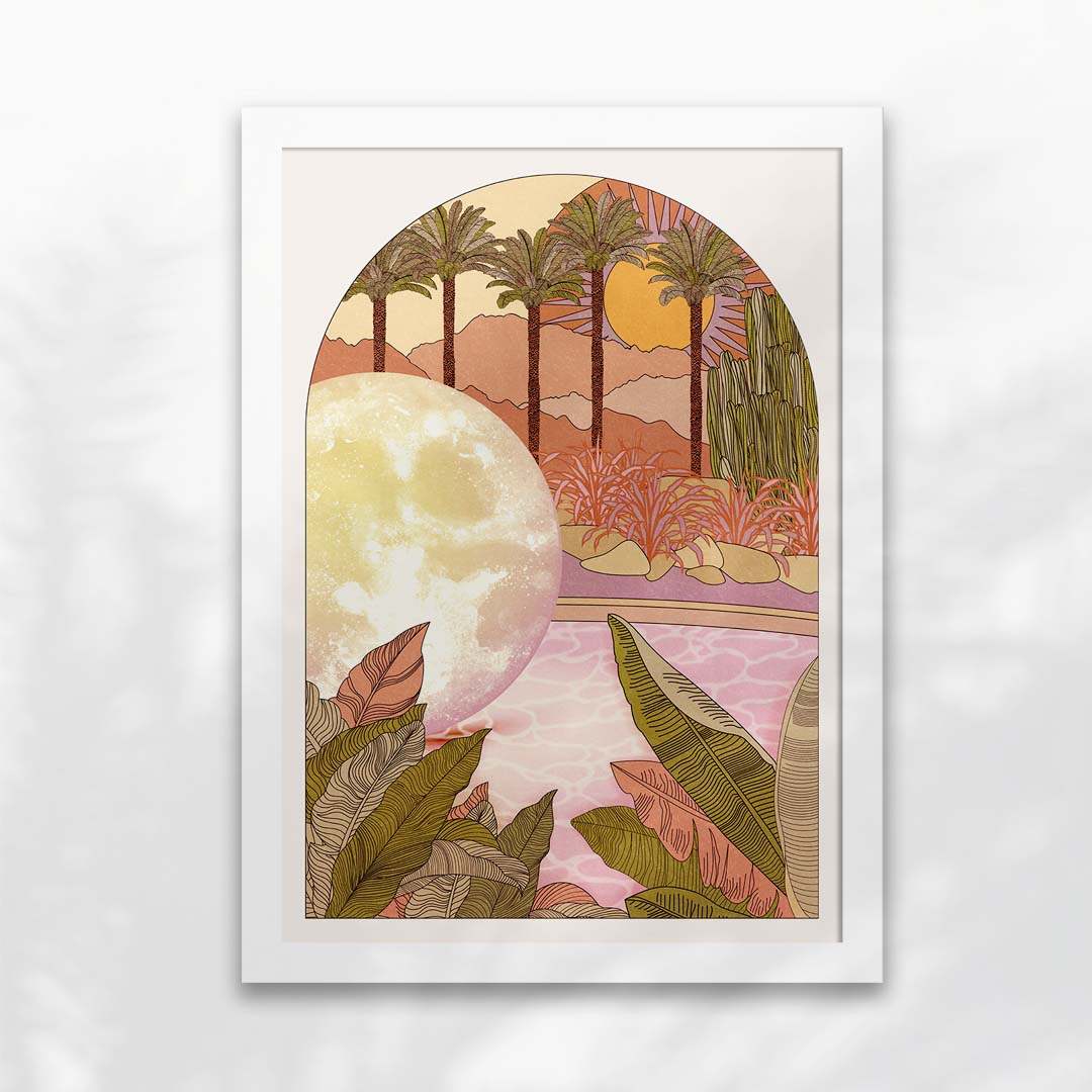 Summer Moon Art Print