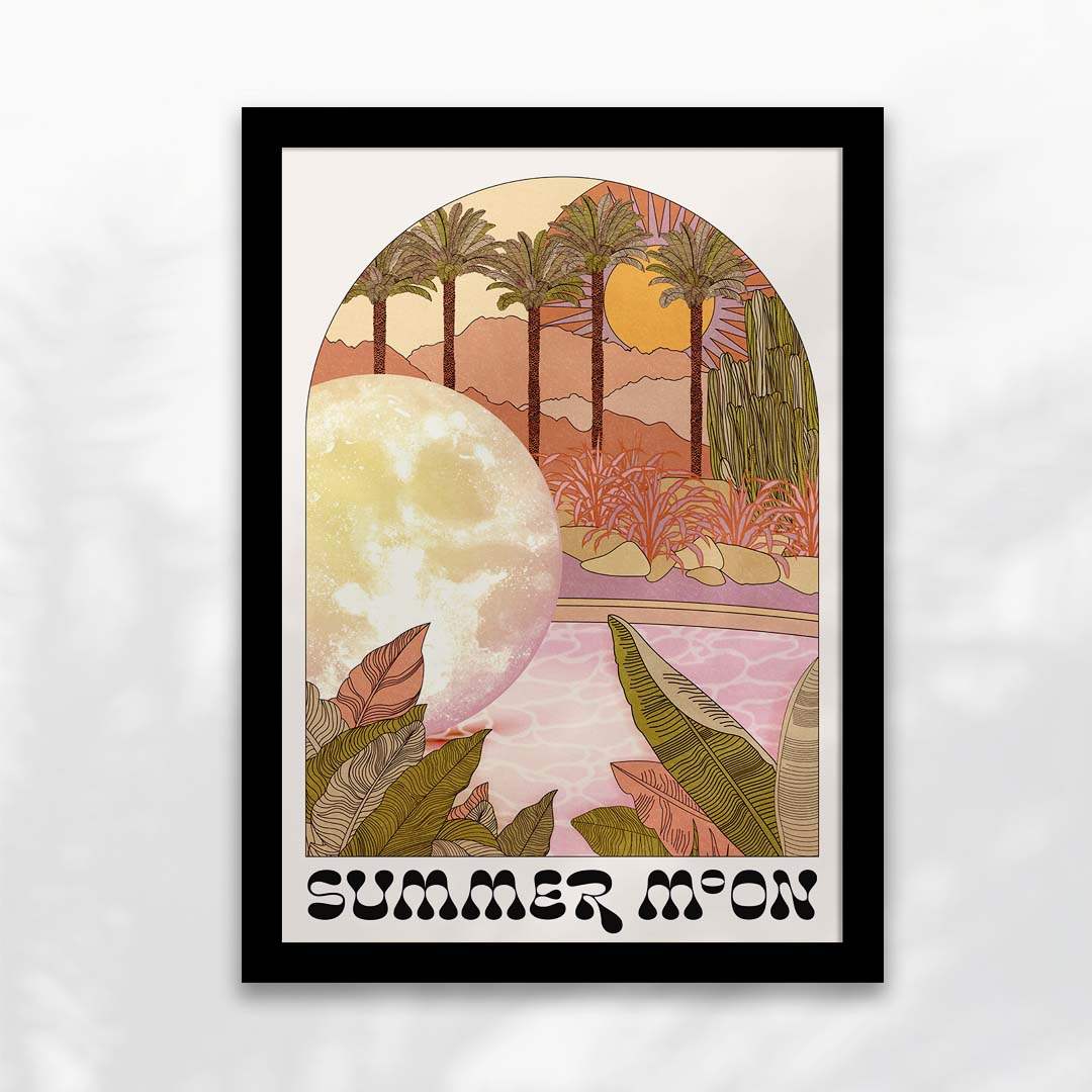 Summer Moon Art Print