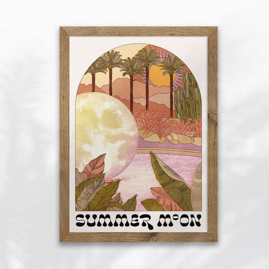 Summer Moon Art Print