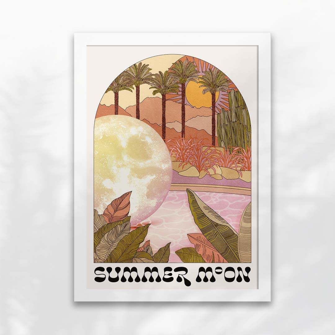 Summer Moon Art Print