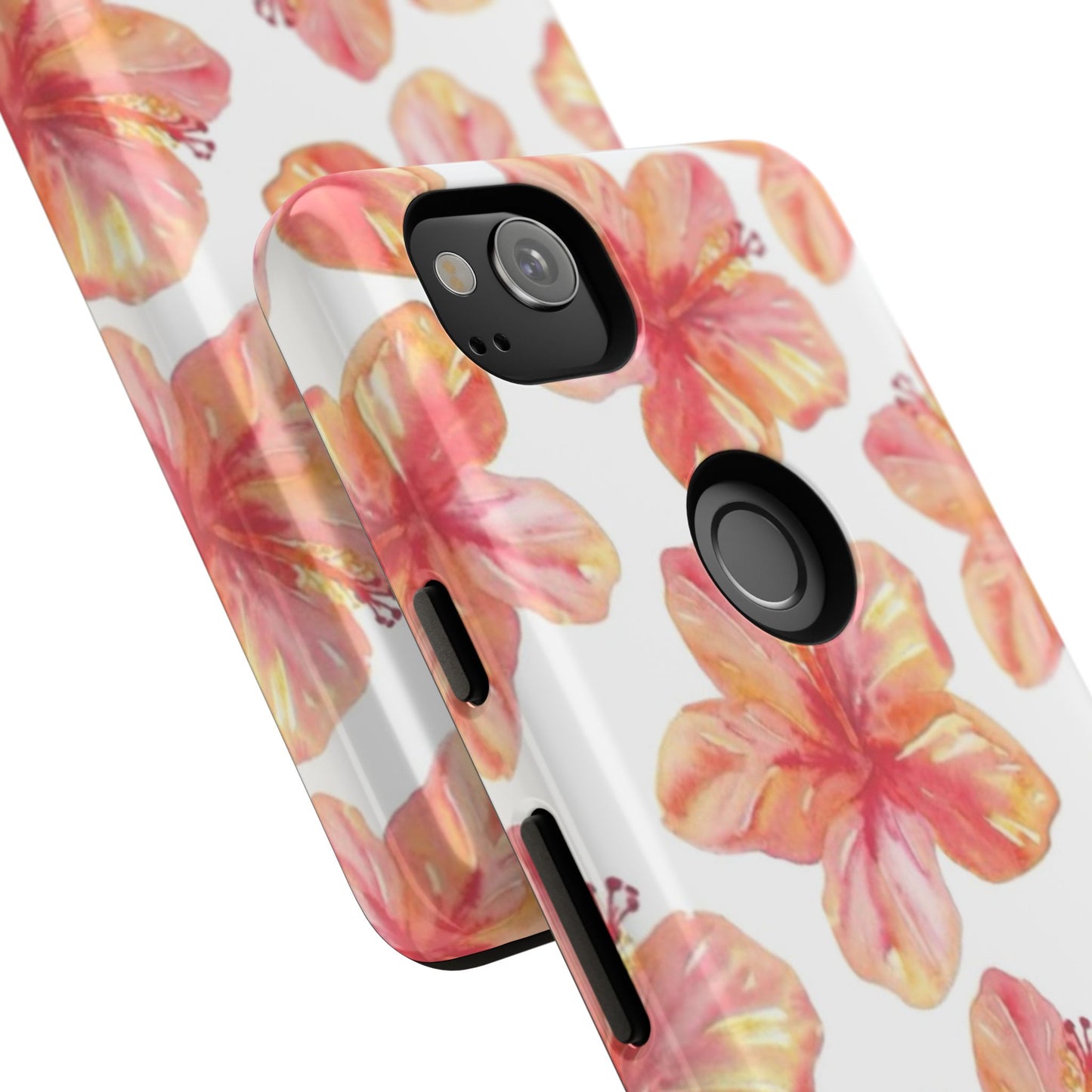 Tough Cases - Floral Phone Case, Tropical Hibiscus Design, Summer Accessory, Phone Protection, Gift for Her