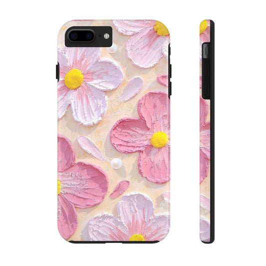 Floral Tough Phone Cases | Flower Design, Durable Protection, Gift for Women, Spring Accessory, Tech Lovers Present
