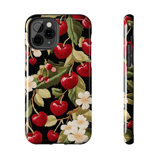 Charming Cherry Blossom Phone Case - Tough Phone Cases, Floral Accessories, Gift for Her, Durable Protection, Spring Vibes, Cute Design