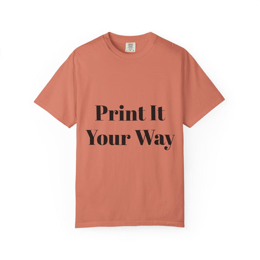 Customizable Unisex T-Shirt: Casual Wear, Gift for Creativity, Trendy Fashion, Unisex Gift, Unique Style