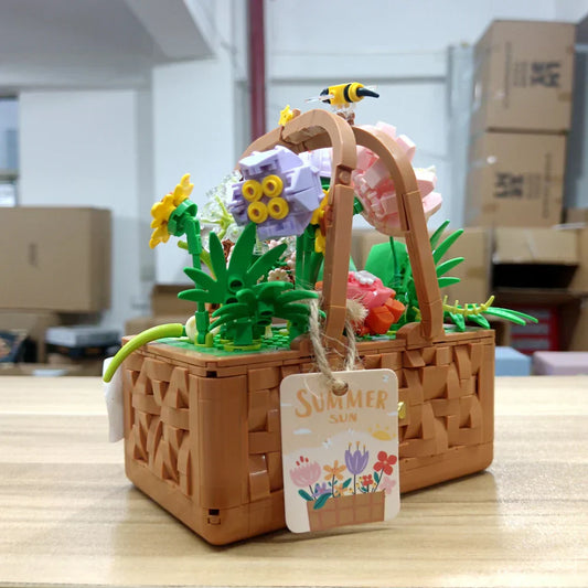 Summer Sunshine Flower Basket